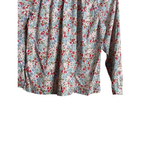 J.Crew  Liberty Fabrics Floral Cotton Blouse Top in Edenham Print  Womans 6 - Picture 3 of 11